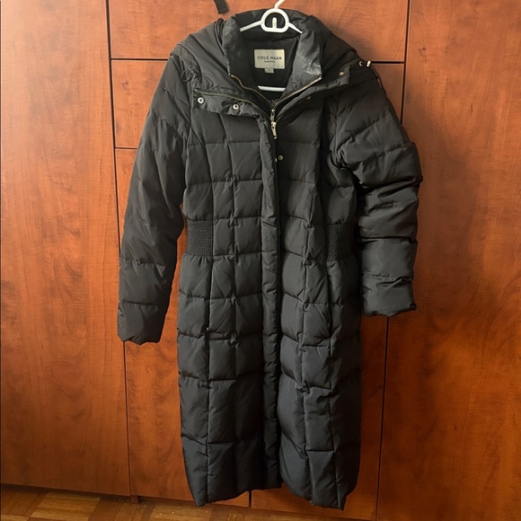 Cole Haan Signature Black Hooded Coat - Picture 5 of 12